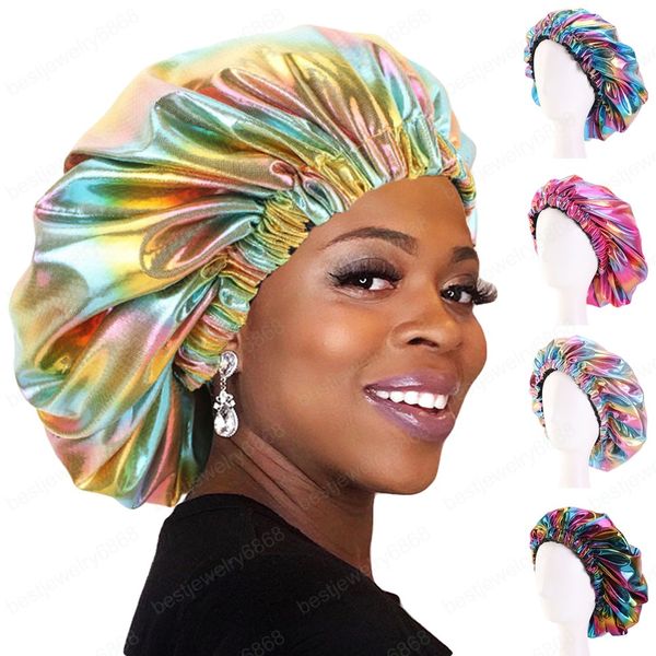 large satin bonnets women african hair care print night sleep hat turban chemo cap headwear scarf wrap elastic hair loss cover, Blue;gray
large satin bonnets women african hair care print night sleep hat turban chemo cap headwear scarf wrap elastic hair loss cover, Blue;gray