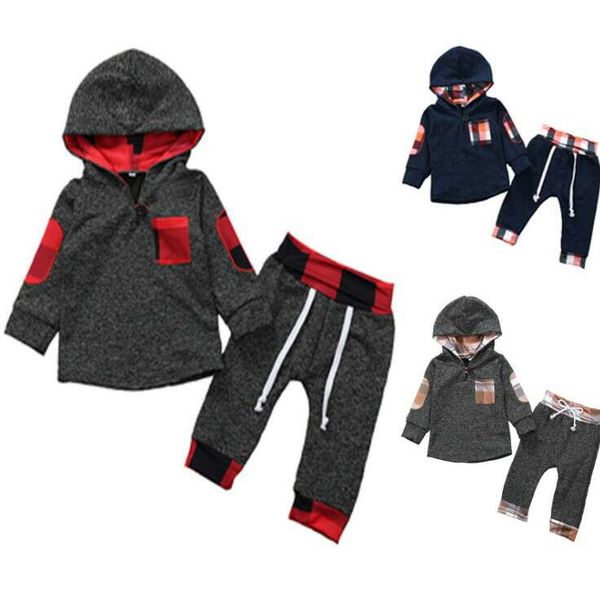 baby clothes plaid patch clothing sets hooded sweater patchwork pants suits boys girls spring autumn warm hoodie trousers set ayp634, White
baby clothes plaid patch clothing sets hooded sweater patchwork pants suits boys girls spring autumn warm hoodie trousers set ayp634, White
