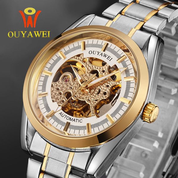 2019 ouyawei new lover's watch couple automatic mechanical wristwatch fashion casual stainless steel gold skeleton clock, Slivery;brown
2019 ouyawei new lover's watch couple automatic mechanical wristwatch fashion casual stainless steel gold skeleton clock, Slivery;brown