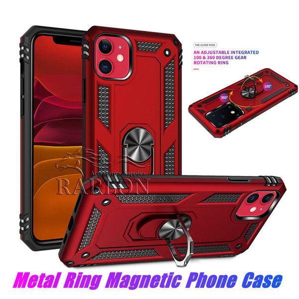 

new hybrid rugged dual layer armor phone case with magnetic kickstand for iphone 11 pro max samsung a10 a30 m20 a10s a20s a30s note 10 s10