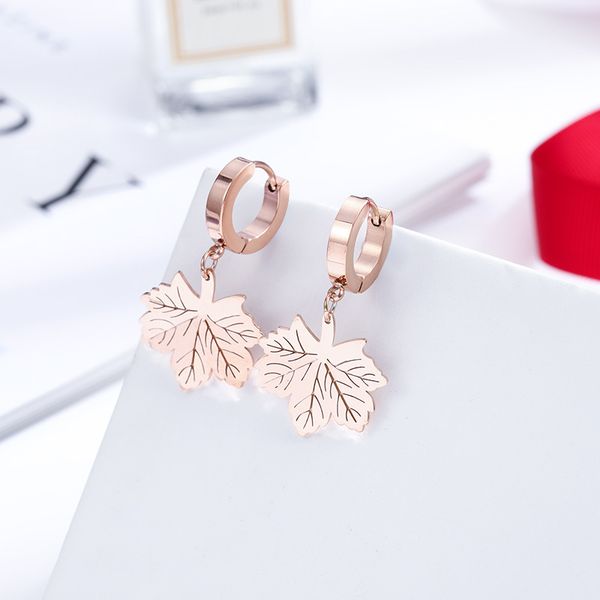 fashion leaf titanium steel drop earrings for women vintage long hollow danglr earrings rose gold jewelry accessories, Silver
fashion leaf titanium steel drop earrings for women vintage long hollow danglr earrings rose gold jewelry accessories, Silver