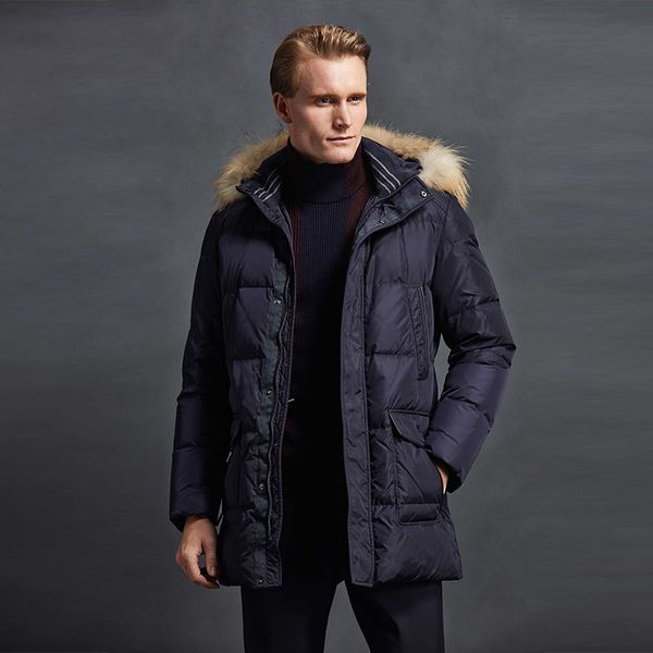 2019 men fashion down jacket 90% white duck down winter coat jacket mid-long parka coat ing, Black
2019 men fashion down jacket 90% white duck down winter coat jacket mid-long parka coat ing, Black