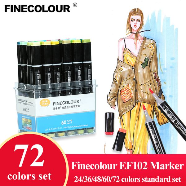 finecolour ef102 professional art double-head alcoholic marker 24/36/48/60/72 colors standard anime drawing marker pen soft head
finecolour ef102 professional art double-head alcoholic marker 24/36/48/60/72 colors standard anime drawing marker pen soft head
