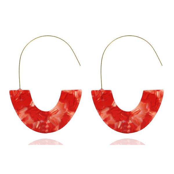 women fashion geometric u shape hoop straw earrings white, red hook casual, Golden;silver
women fashion geometric u shape hoop straw earrings white, red hook casual, Golden;silver