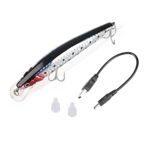 usb rechargeable vibrate fishing lures electric flash led twitch fishing baits 
usb rechargeable vibrate fishing lures electric flash led twitch fishing baits