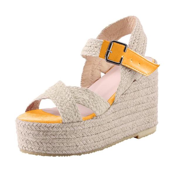 sandals sagace women's wedges summer weave wedge heel buckled casual roman shoes, Black
sandals sagace women's wedges summer weave wedge heel buckled casual roman shoes, Black
