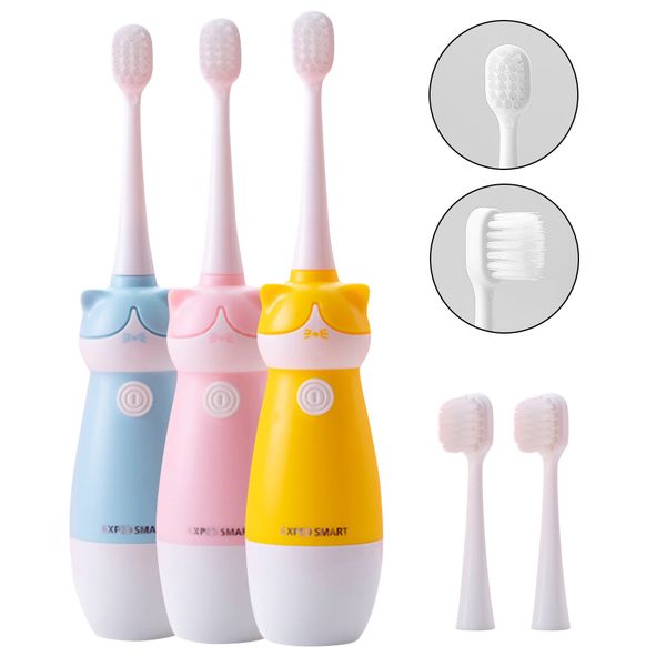 cartoon acoustic wave electric toothbrush for kids children soft hair dental care oral whitening tooth bush double-sided clean
cartoon acoustic wave electric toothbrush for kids children soft hair dental care oral whitening tooth bush double-sided clean
