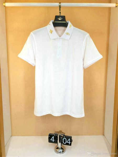 2020 new polo shirts men luxury polo casual men polo t shirt snake bee letter print embroidery fashion high street mens polos, White;black
2020 new polo shirts men luxury polo casual men polo t shirt snake bee letter print embroidery fashion high street mens polos, White;black