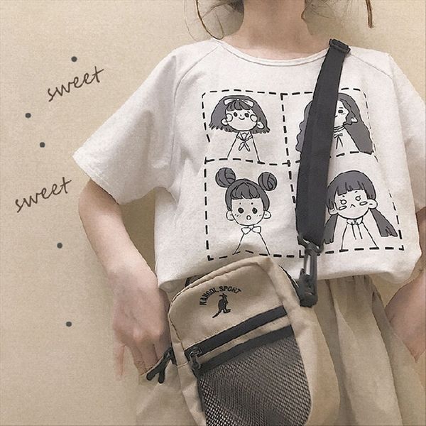 ins super fire hand-painted short-sleeved t-shirt women's summer clothes fashionable harajuku students cute loose half-sleeved clothes, White
ins super fire hand-painted short-sleeved t-shirt women's summer clothes fashionable harajuku students cute loose half-sleeved clothes, White