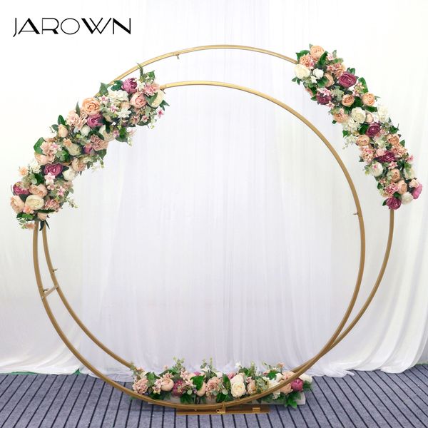 jarown new wrought iron double ring arch flower stand rose flower row wedding artificial flowers background decoration
jarown new wrought iron double ring arch flower stand rose flower row wedding artificial flowers background decoration