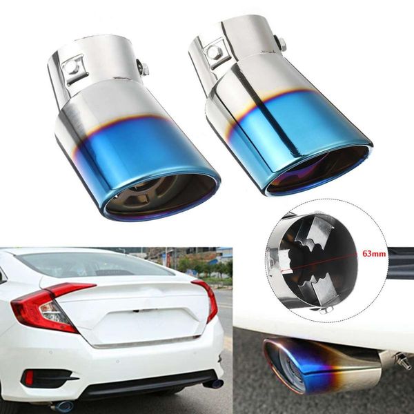 autoleader car exhaust pipe muffler bent tail pipe universal stainles steel length 63mm interface half-grilled blue
autoleader car exhaust pipe muffler bent tail pipe universal stainles steel length 63mm interface half-grilled blue