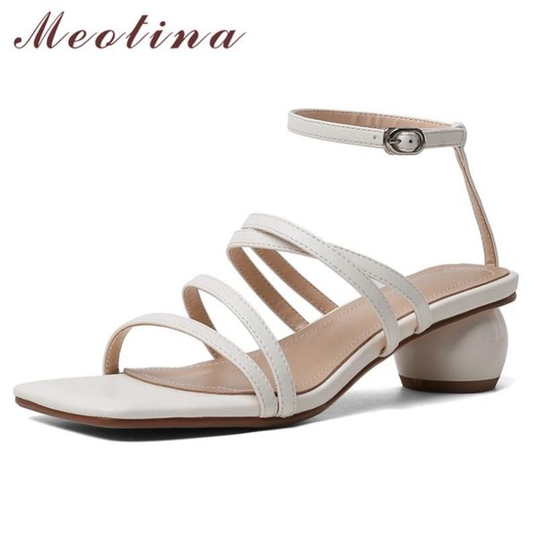 meotina shoes women narrow band real leather high heel sandals ankle strap round heel shoes buckle square toe sandals ladies new, Black
meotina shoes women narrow band real leather high heel sandals ankle strap round heel shoes buckle square toe sandals ladies new, Black