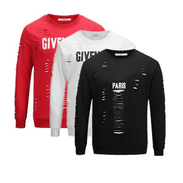 2019 brand de igner ummer treet wear weat hirt fa hion men europe giv pari broken hole cotton pullover hooded gy hoodie
2019 brand de igner ummer treet wear weat hirt fa hion men europe giv pari broken hole cotton pullover hooded gy hoodie