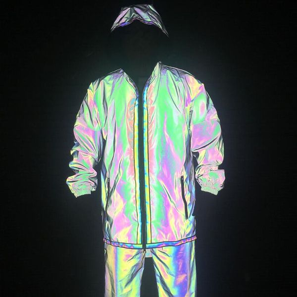 hooded reflective jacket holographic zipper pocket oversize patchwork loose long coat 2020 spring streetwear jackets for lady, Black;brown
hooded reflective jacket holographic zipper pocket oversize patchwork loose long coat 2020 spring streetwear jackets for lady, Black;brown