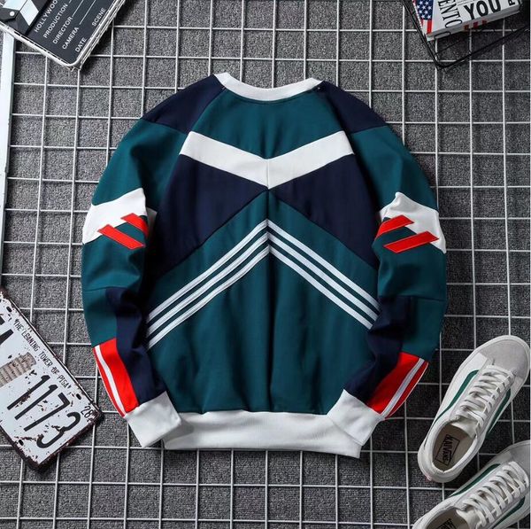 sweatshirt male and female fashion splice round neck pullover leisure large size knitting sweatshirt new style factory wholesale, Black
sweatshirt male and female fashion splice round neck pullover leisure large size knitting sweatshirt new style factory wholesale, Black