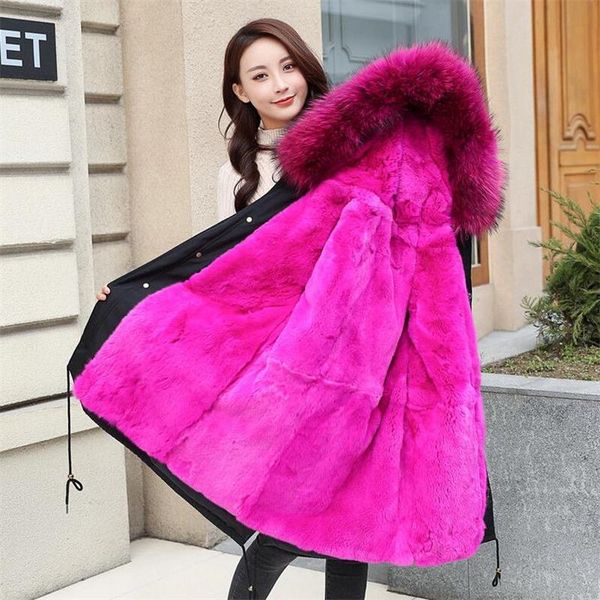 very warm real fur coat women winter mink coat 2019 european style winter women long parka warm female outerwear, Black
very warm real fur coat women winter mink coat 2019 european style winter women long parka warm female outerwear, Black