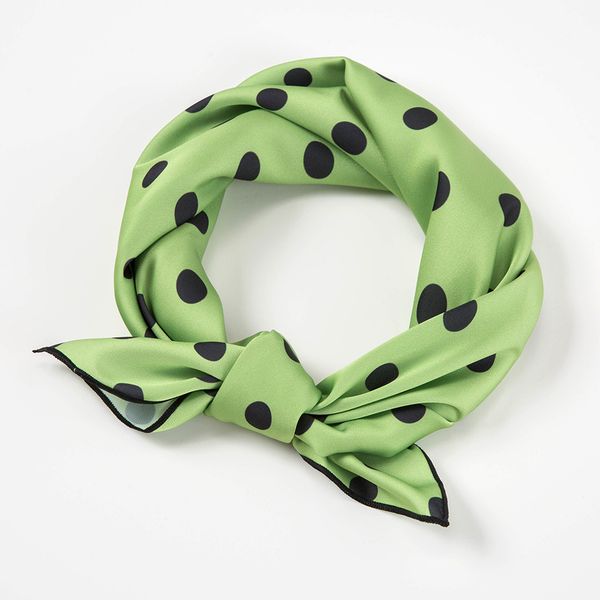 53*53cm women chiffon silk scarf polka dot striped avocado shawl square head stylish female hair tie band handkerchief accessories, Blue;gray
53*53cm women chiffon silk scarf polka dot striped avocado shawl square head stylish female hair tie band handkerchief accessories, Blue;gray