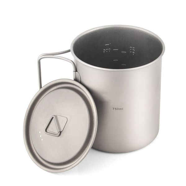 titanium pot with lid handle hook durable water storage pot box 750ml outdoor camping hiking picnic backpacking tableware
titanium pot with lid handle hook durable water storage pot box 750ml outdoor camping hiking picnic backpacking tableware