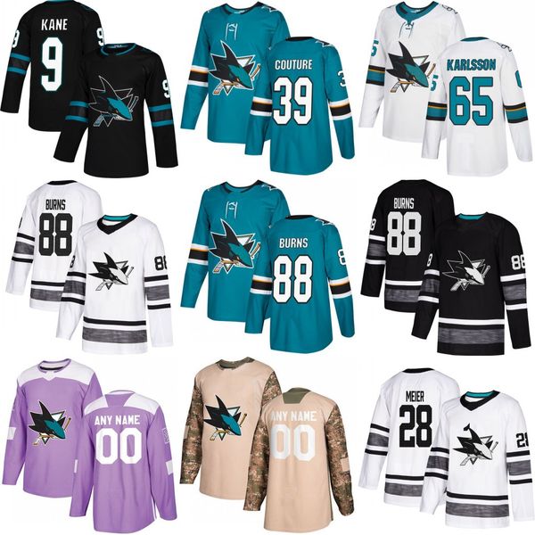San Jose Sharks Brent Burns Logan Couture Tomas Hertl Timo Meier Brenden Dillon Evander Kane Joe Pavelski Erik Karlsson Martin Jones Jersey
San Jose Sharks Brent Burns Logan Couture Tomas Hertl Timo Meier Brenden Dillon Evander Kane Joe Pavelski Erik Karlsson Martin Jones Jersey