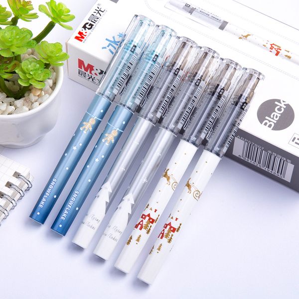 christmas gift gel ink pens 0.5mm black ink office school writing stationery 2pcs/lot
christmas gift gel ink pens 0.5mm black ink office school writing stationery 2pcs/lot