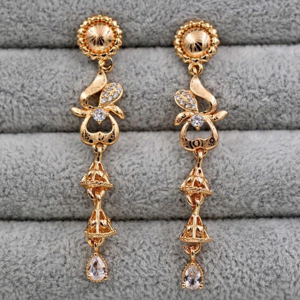 gold color long stud earrings for women's earrings gold white stone zirconia drop earring circle wedding jewelry gife, Golden;silver
gold color long stud earrings for women's earrings gold white stone zirconia drop earring circle wedding jewelry gife, Golden;silver