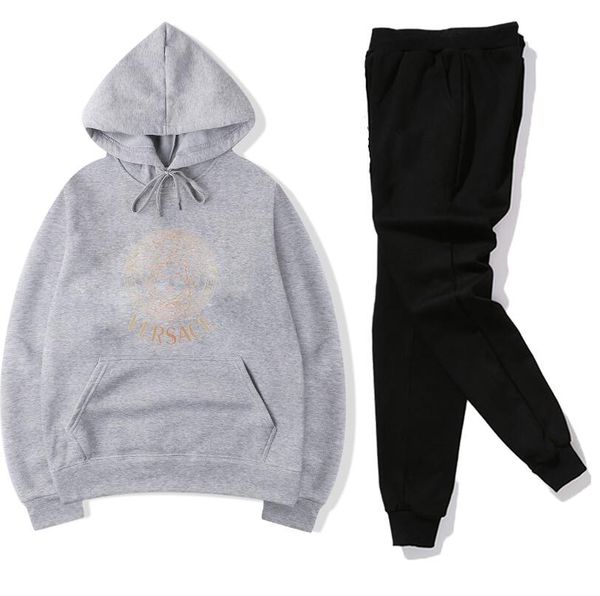 566 men's and women's fashion individuality designer sport casual two-piece jogging brand vêrsacê sport suit, size s-3xl, Gray
566 men's and women's fashion individuality designer sport casual two-piece jogging brand vêrsacê sport suit, size s-3xl, Gray