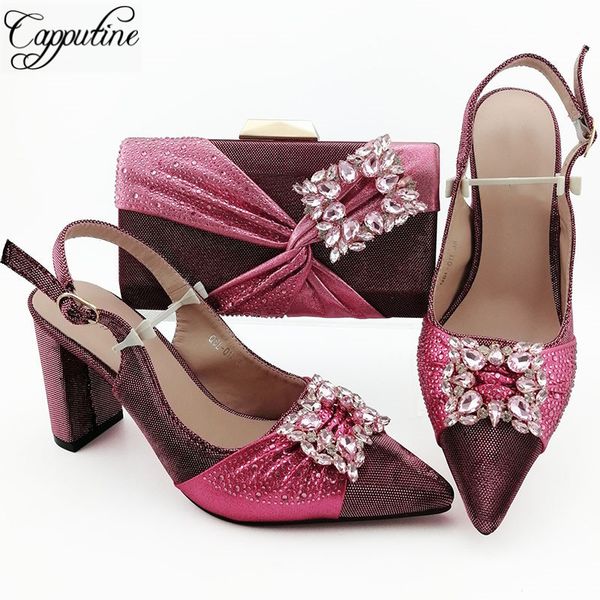dress shoes pretty pink poinnted toe design african lady and handbag set for wedding/party qsl011 heel height 9cm, Black
dress shoes pretty pink poinnted toe design african lady and handbag set for wedding/party qsl011 heel height 9cm, Black