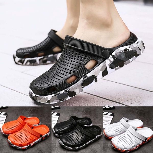 men's summer hole shoes sandals breathable casual outdoor non-slip beach slipper fashion light trend light walking shoes crocse y200520, Black
men's summer hole shoes sandals breathable casual outdoor non-slip beach slipper fashion light trend light walking shoes crocse y200520, Black