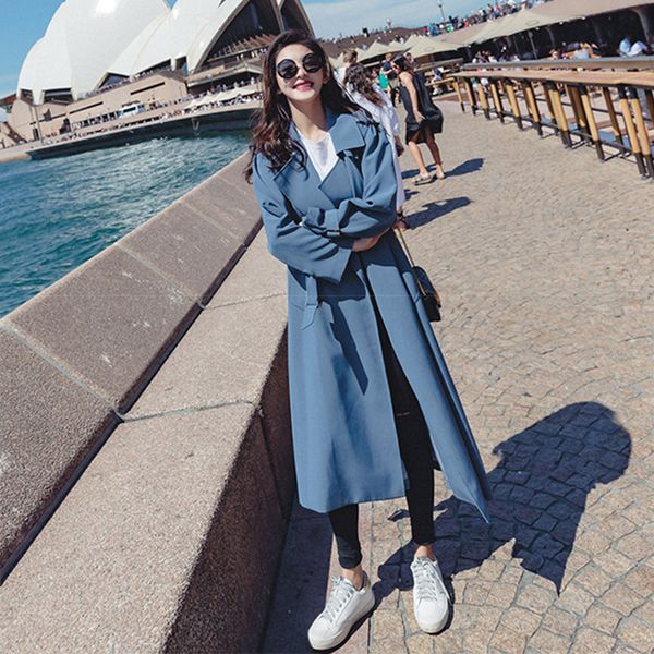 windbreaker female 2020 autumn long trench coat for women korean leisure chic loose ladies wind overcoats slim belt cloak mujer, Tan;black
windbreaker female 2020 autumn long trench coat for women korean leisure chic loose ladies wind overcoats slim belt cloak mujer, Tan;black