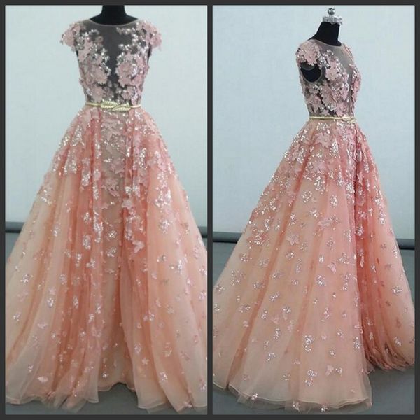 charming fashion prom dresses appliques sequins jewel sheer neck short sleeves cocktail party gowns overskirts floor length evening dresses, Black
charming fashion prom dresses appliques sequins jewel sheer neck short sleeves cocktail party gowns overskirts floor length evening dresses, Black