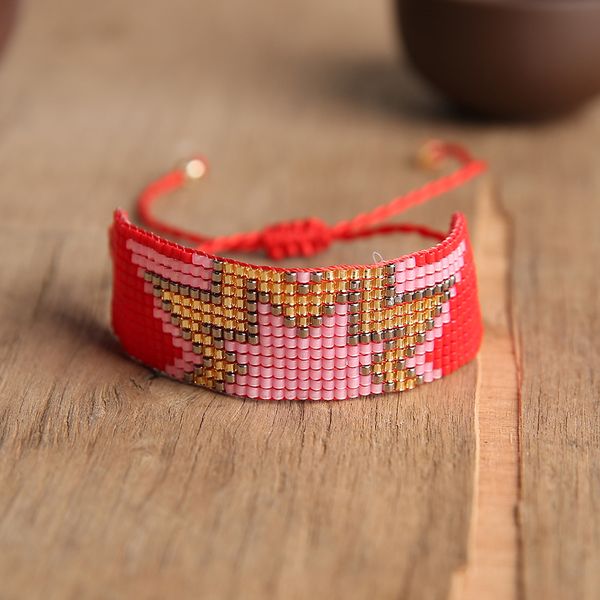 rttooas women miyuki bracelet insta fashion jewelry red handmade beads cuff bracelet couples gift pulseras, Golden;silver
rttooas women miyuki bracelet insta fashion jewelry red handmade beads cuff bracelet couples gift pulseras, Golden;silver