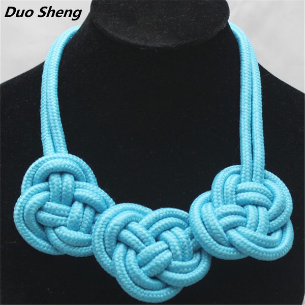 2019 europe america fashion fluorescent color candy cotton rope handmade braided simple necklace, Silver
2019 europe america fashion fluorescent color candy cotton rope handmade braided simple necklace, Silver