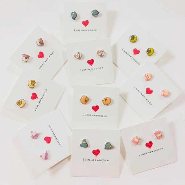 sumikko gurashi fashion anime cartoon earring animal stud earrings women girls jewelry birthday new gifts, Golden;silver
sumikko gurashi fashion anime cartoon earring animal stud earrings women girls jewelry birthday new gifts, Golden;silver