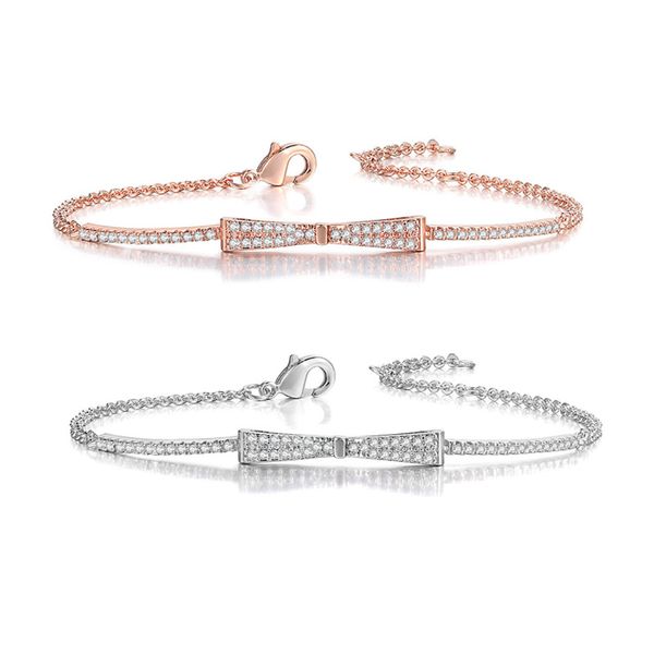 2020 korean simple bow-knot bracelet for women elegant women's crystal rose gold color wedding bridal jewelry gift, Golden;silver
2020 korean simple bow-knot bracelet for women elegant women's crystal rose gold color wedding bridal jewelry gift, Golden;silver