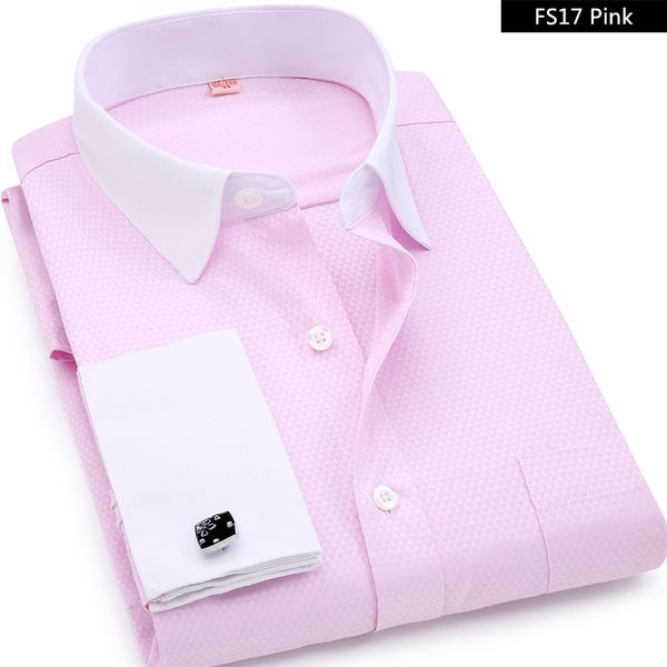 male gentleman dress long sleeves shirt men french cufflinks shirts white collar design solid color jacquard fabric, White;black
male gentleman dress long sleeves shirt men french cufflinks shirts white collar design solid color jacquard fabric, White;black