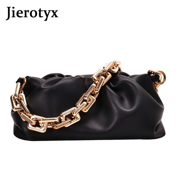 jierotyx leather shoulder bags for women new fashion exquisite handbag ladies huge golden chain decoration women bag
jierotyx leather shoulder bags for women new fashion exquisite handbag ladies huge golden chain decoration women bag