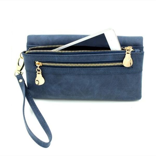 fashion women wallets long dull polish pu leather wallet female double zipper clutch coin purse ladies wristlet, Red;black
fashion women wallets long dull polish pu leather wallet female double zipper clutch coin purse ladies wristlet, Red;black