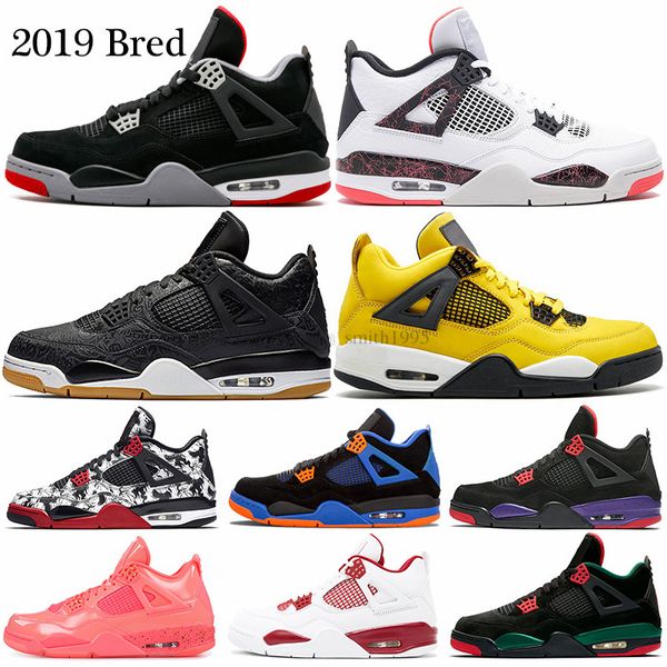 2019 Bred 4 Баскетбольные кроссовки 4s Бледно-цитронная пиццерия Lightning Day Tattoo LASER Горячи
2019 Bred 4 Баскетбольные кроссовки 4s Бледно-цитронная пиццерия Lightning Day Tattoo LASER Горячи