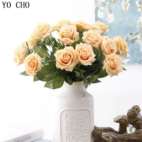 dropshipping silk rose flower 5pcs/lot flores artificial rose wedding home party accessories
dropshipping silk rose flower 5pcs/lot flores artificial rose wedding home party accessories