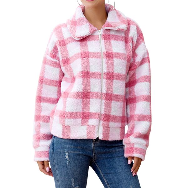 running jackets sfit women plaid long sleeve blazer sweater jacket coat casual warm fashion autumn winter 2021, Black;red
running jackets sfit women plaid long sleeve blazer sweater jacket coat casual warm fashion autumn winter 2021, Black;red