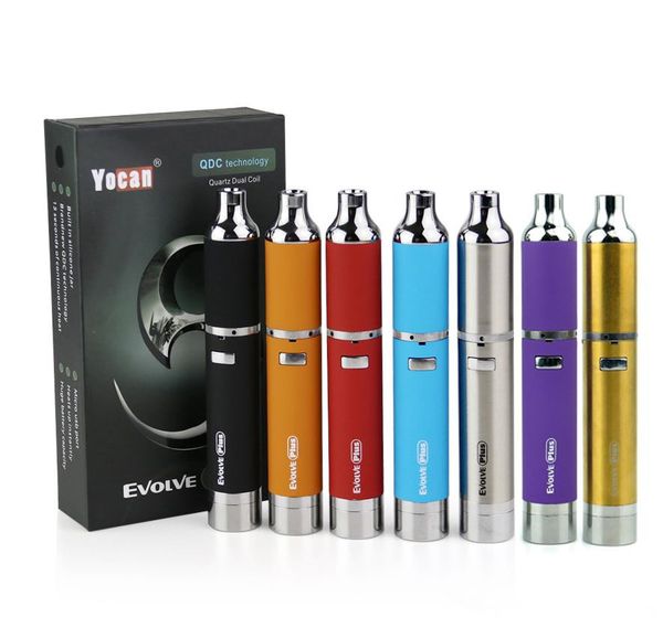 Yocan Evolve Plus Набор для испарения воска Травяные сухие травы Травяные катушки QUAD Съемная встроенная силиконовая банка Vape Pen e cigs Сигареты Vapor
Yocan Evolve Plus Набор для испарения воска Травяные сухие травы Травяные катушки QUAD Съемная встроенная силиконовая банка Vape Pen e cigs Сигареты Vapor