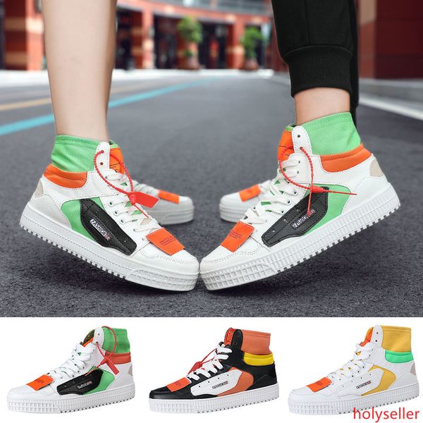 new designer women mens casual shoes mid leather canvas splice fashion platform shoes green white black coffee orange sports sneakers 36-45
new designer women mens casual shoes mid leather canvas splice fashion platform shoes green white black coffee orange sports sneakers 36-45
