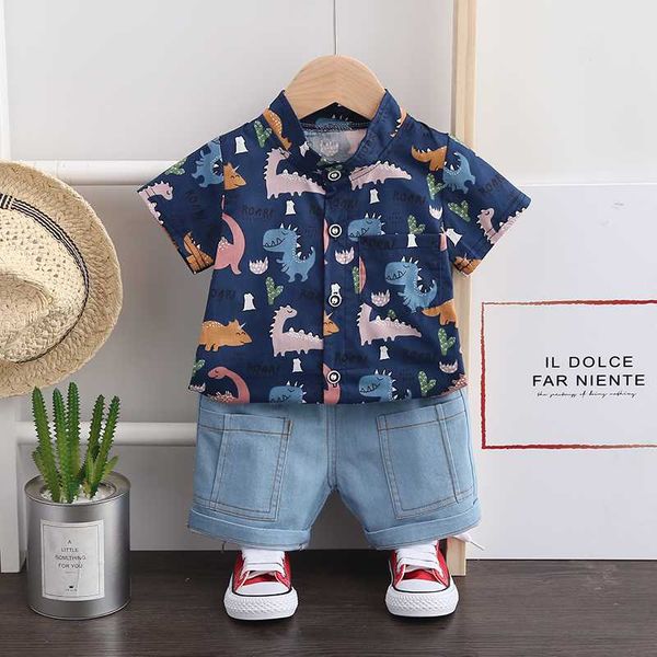 baby boy clothes new summer dinosaur printed shirt + short jeans 2 pcs children clothes set suits kids 1 2 3 4 years, White
baby boy clothes new summer dinosaur printed shirt + short jeans 2 pcs children clothes set suits kids 1 2 3 4 years, White