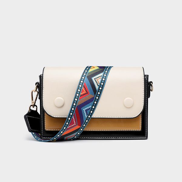 2019 new handbag korean female wide shoulde bag small square package beautiful bag
2019 new handbag korean female wide shoulde bag small square package beautiful bag