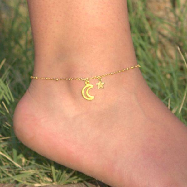 simple selling anklet star moon alloy pendant foot ornaments europe and america low-end women's accessories, Red;blue
simple selling anklet star moon alloy pendant foot ornaments europe and america low-end women's accessories, Red;blue