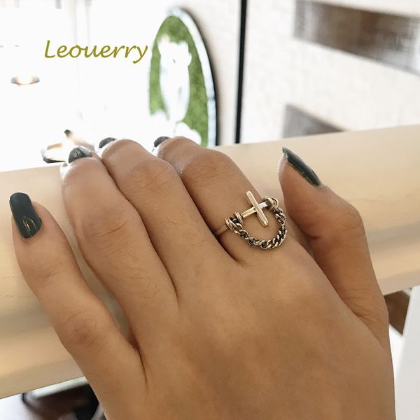 leouerry 925 sterling silver vintage chain cross rings creative handmade design wild opening rings for women silver 925 jewelry, Golden;silver
leouerry 925 sterling silver vintage chain cross rings creative handmade design wild opening rings for women silver 925 jewelry, Golden;silver