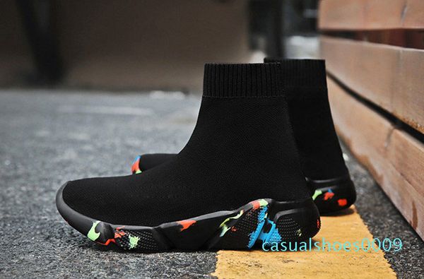 2019 fashion sock shoes speed trainer designer shoes sneakers race runners for men & women casual shoes 36-45 c09, Black
2019 fashion sock shoes speed trainer designer shoes sneakers race runners for men & women casual shoes 36-45 c09, Black