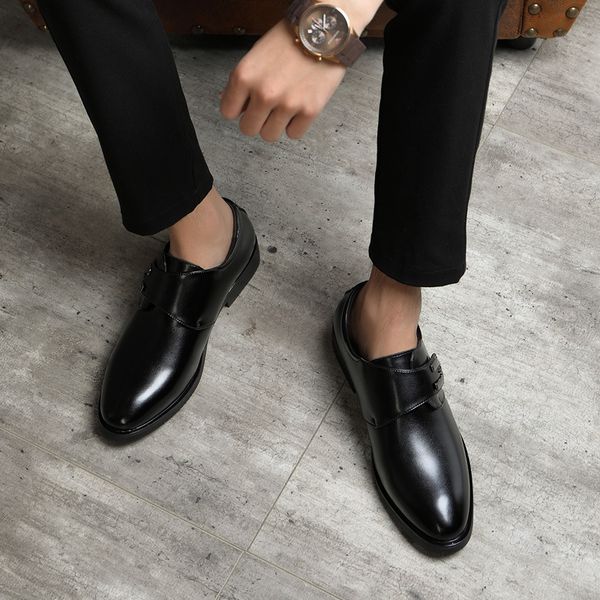 New Classic Business Men's Shoes Fashion Elegant Formal Wedding Shoes Men Slip On Office Shoes, Black
New Classic Business Men's Shoes Fashion Elegant Formal Wedding Shoes Men Slip On Office Shoes, Black