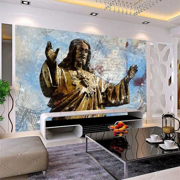 customize nordic abstract jesus savior hand-painted background wall custom large mural wallpaper papel de parede para quarto
customize nordic abstract jesus savior hand-painted background wall custom large mural wallpaper papel de parede para quarto