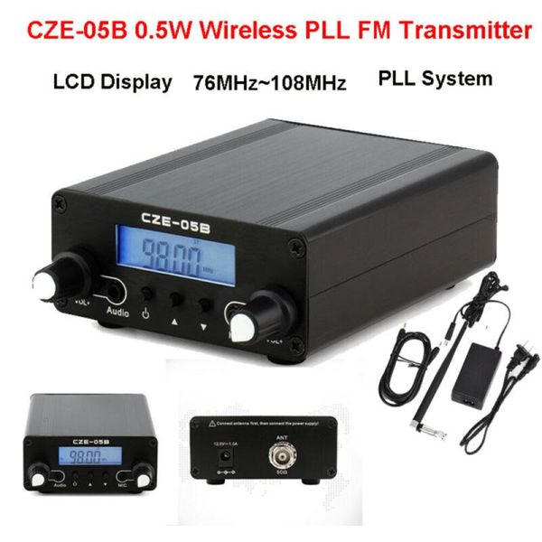 dc 12v cze-05b 0.5w wireless pll system lcd car fm transmitter 76mhz~108mhz with antenna home broadcast audio regulator
dc 12v cze-05b 0.5w wireless pll system lcd car fm transmitter 76mhz~108mhz with antenna home broadcast audio regulator